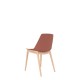 Polypropylene Shell Chair Beech Wooden 4-Leg Frame